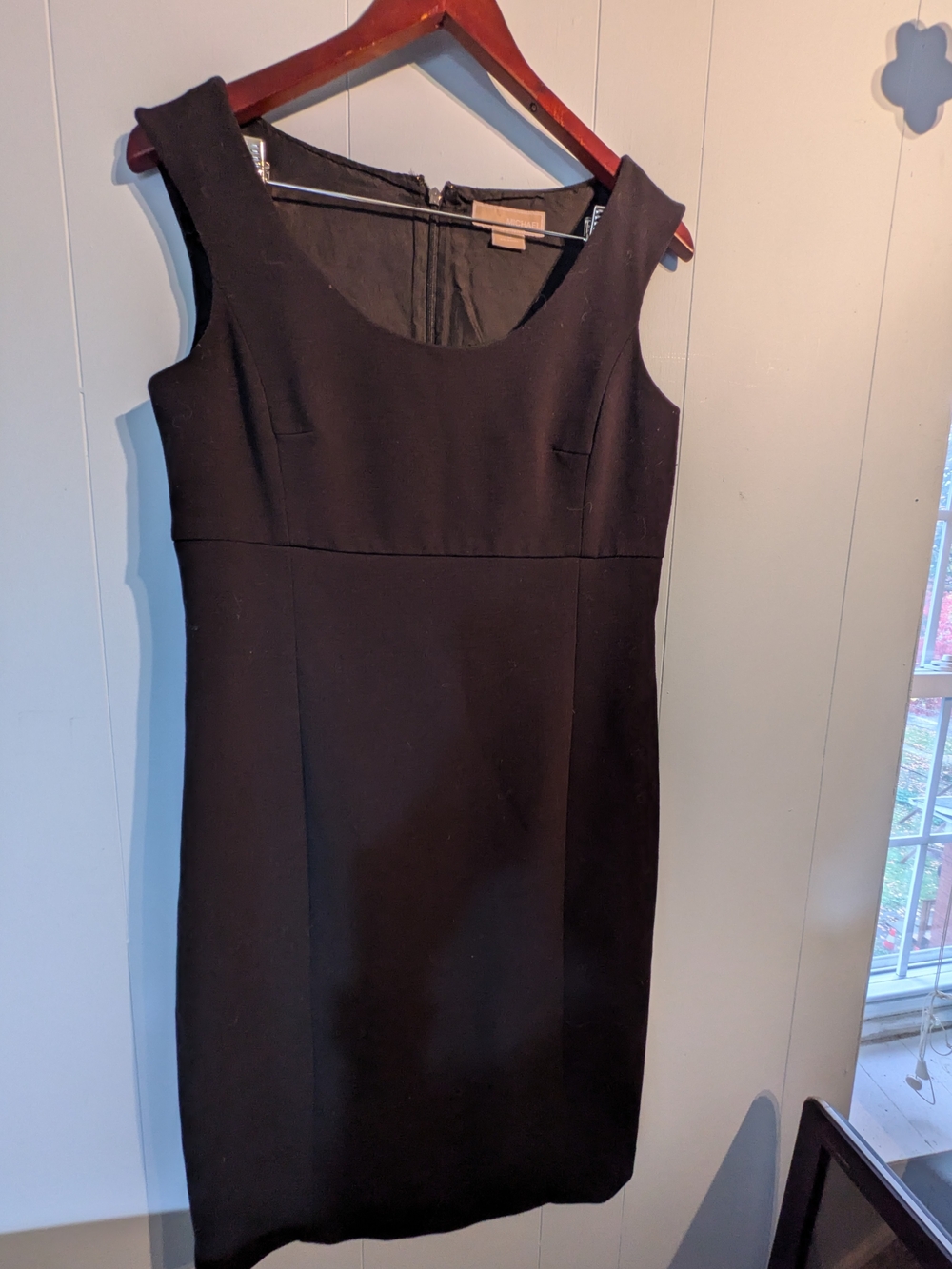 Michael Kors Black Sleeveless Sheath Dress